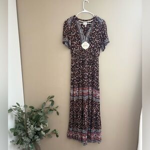 Knox Rose Boho Maxi Dress Small